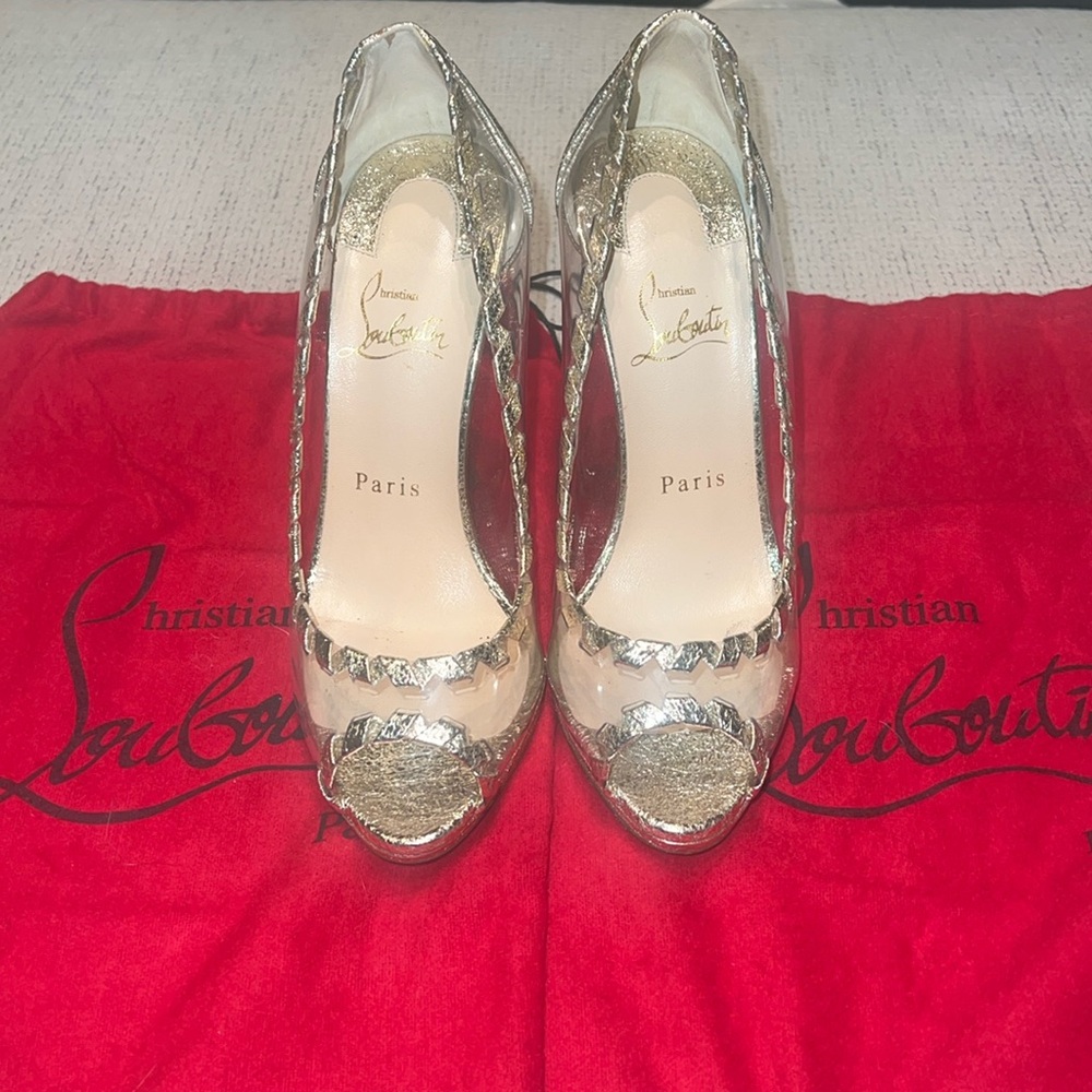 Christian Louboutin Hargaret 120 Specchio Heels